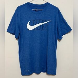 Men’s The Nike Tee Dri Fit Royal Blue Crew Neck Large